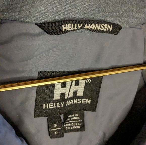 Helly Hansen Small Blue-ish Gray Coat w/ Adjustable Waist - Picture 3 of 7